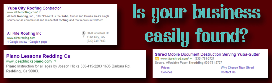 Is your business easily found? Electronic Playground specializes in Website design